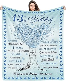 Kesidilo Birthday Gifts for 13 Year Old Girls, 13th Birthday Decorations for Girls Daughter Granddaughter Sister, 13 Year ...