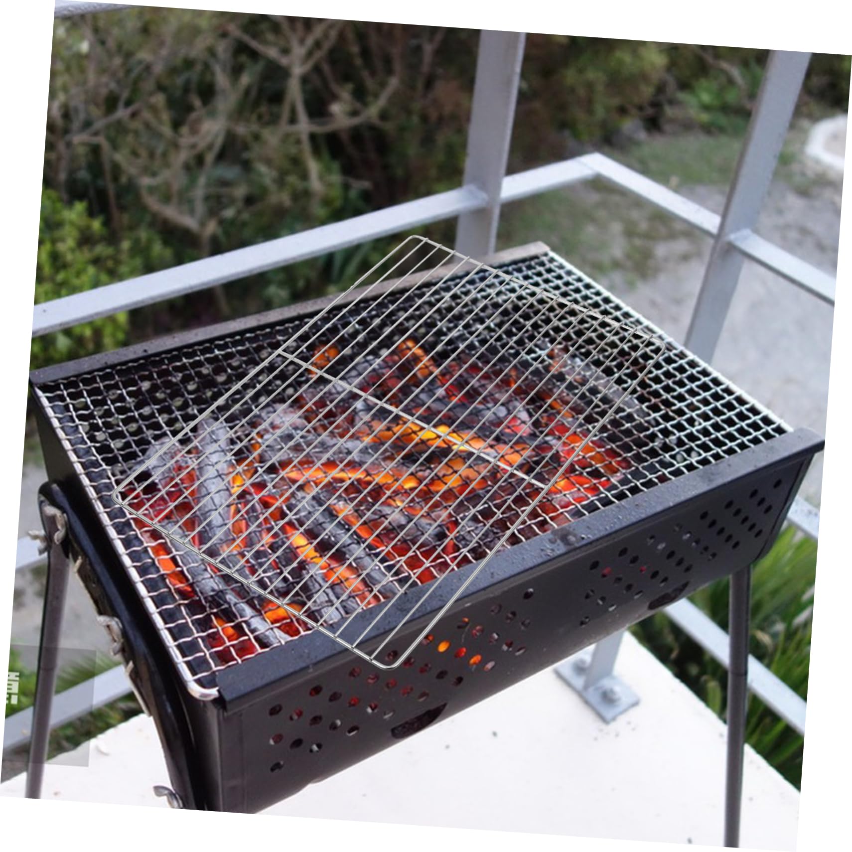 Abaodam Ricambio in Acciaio Resistente per Barbecue Adatta Cuochi Professionisti e Uso in Hotel