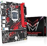 Vista 9 de MACHINIST Placa base para juegos H61 LGA 1155 (Intel 2ª/3ª generación), placas base para computadora Flex-ATX compatibles con PCIe 2.0, LAN 100M
