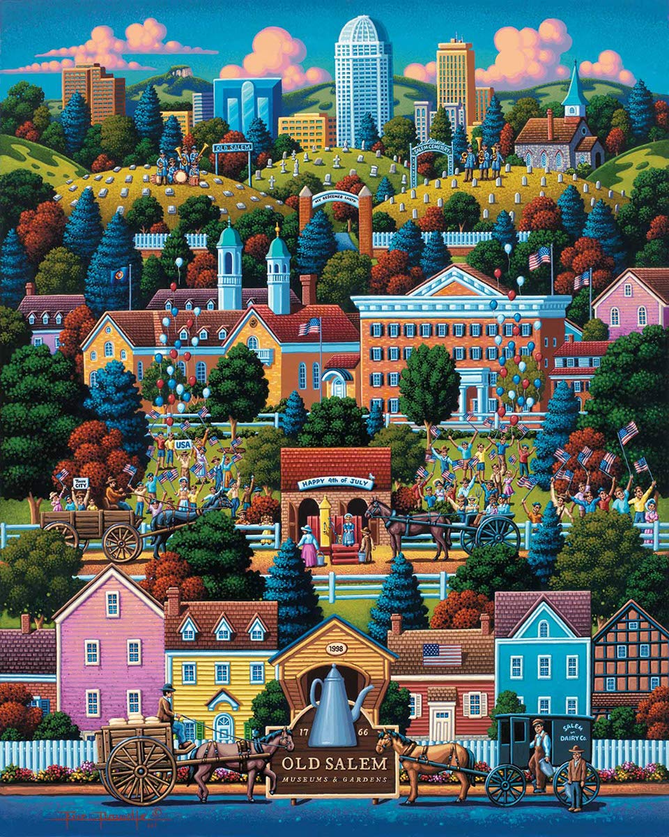 Dowdle Jigsaw Puzzle - Winston Salem - 500 Piece