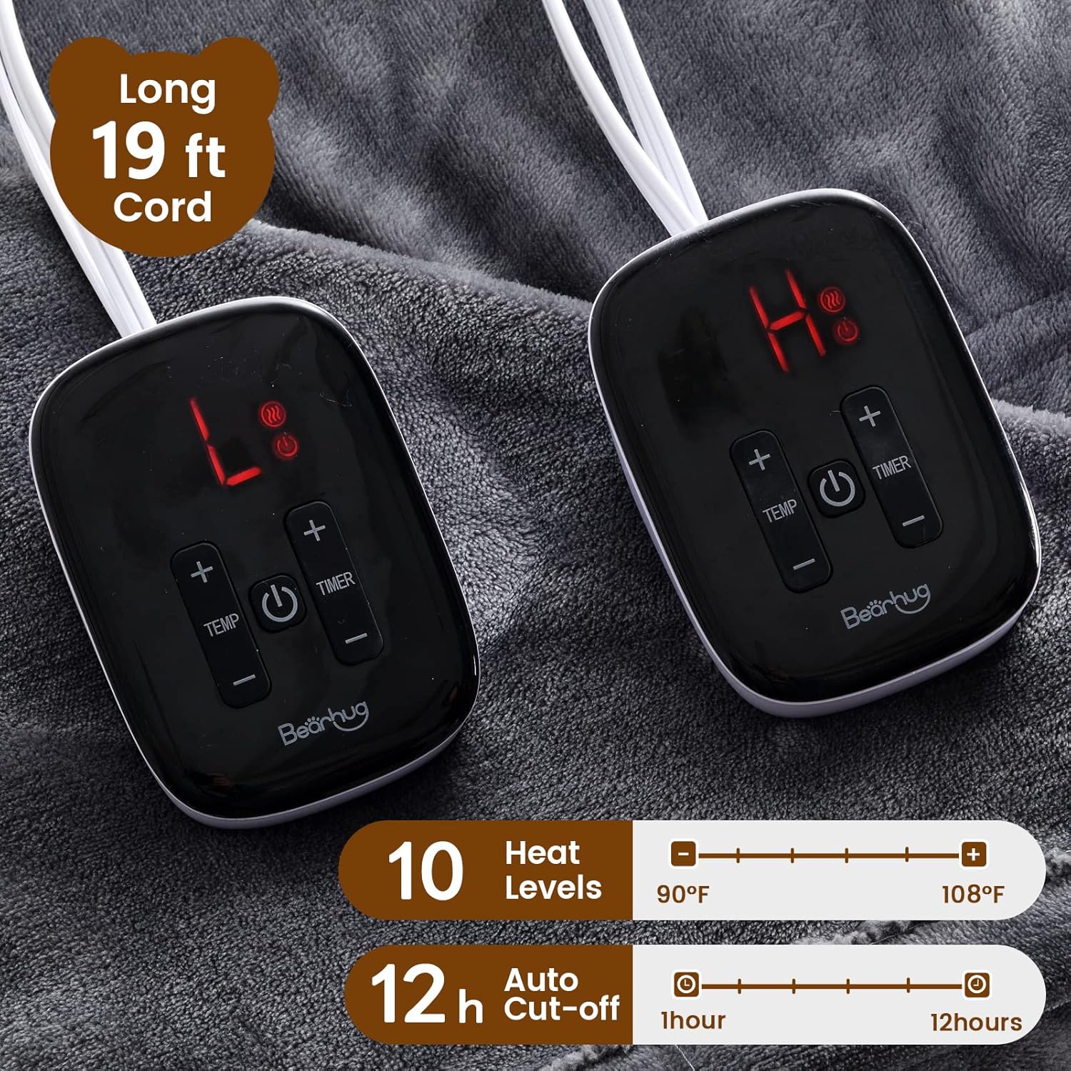 Review [New Launch] Bearhug Electric Heated Blanket Queen Size 84" x 90