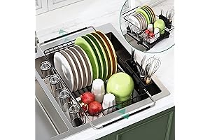 romision Sink Dish Drying Rack: Kitchen Countertop Organization Solution