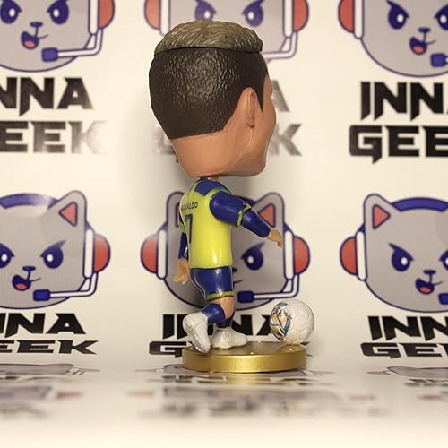 Miniatura 6 de Soccerwe Figuras de jugador de la estrella de fútbol Al-NASSR #7 Cristiano Ronaldo Temporada 2023