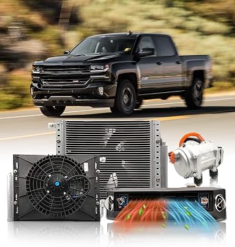 12000 BTU Under Dash Air Conditioner 12V with Heating, Universal 12 Volt A/C Kit System, Electric 12V DC Underdash AC Unit Quiet, Fast Cooling for Classica Car, Automotive, Truck, ATV, Pickup,Tractor