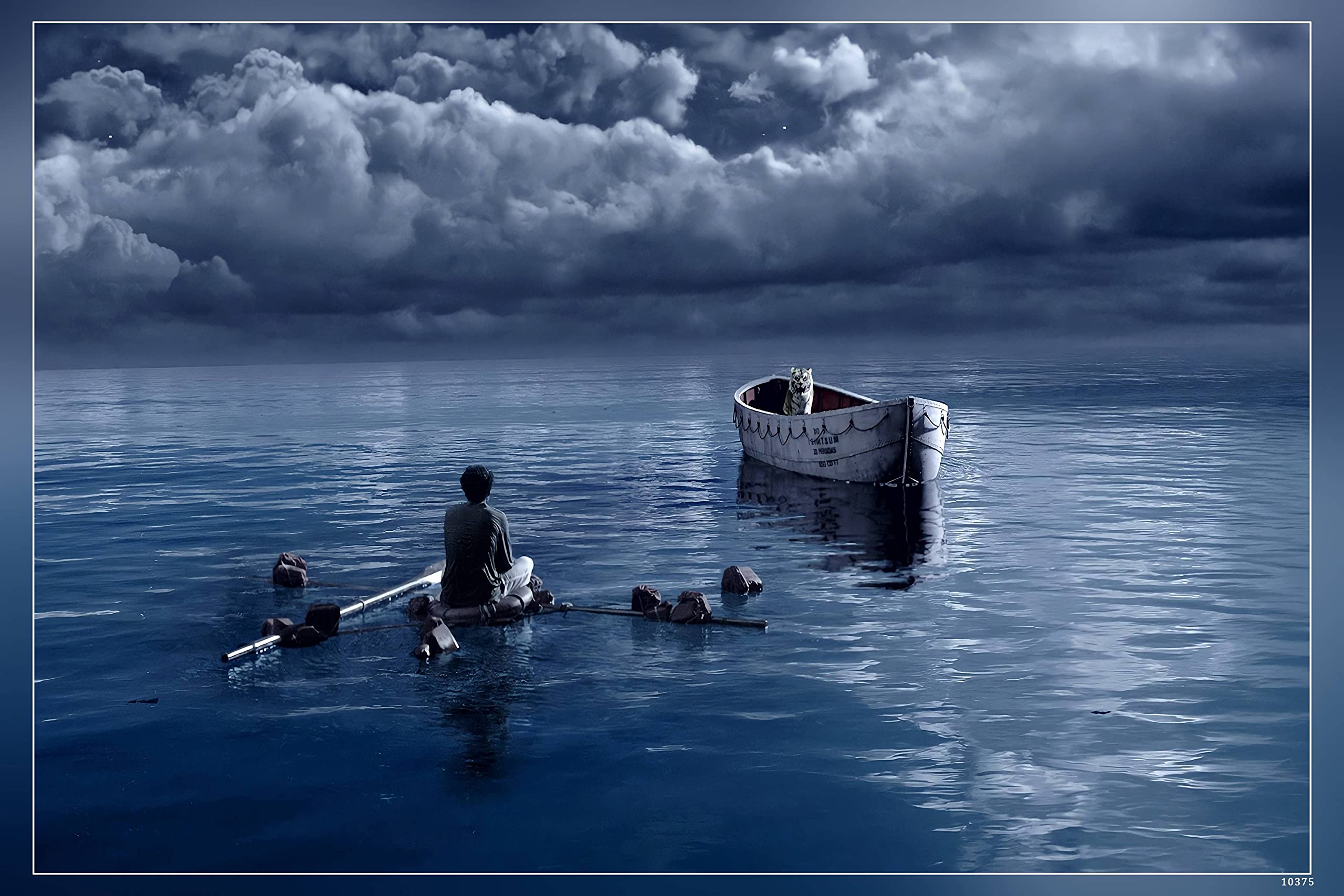 RAINFIRE CREATION! Life of Pi Poster - 170GSM 12x18 Unframed Multicolor Perfect for Your Wall RCA 3405