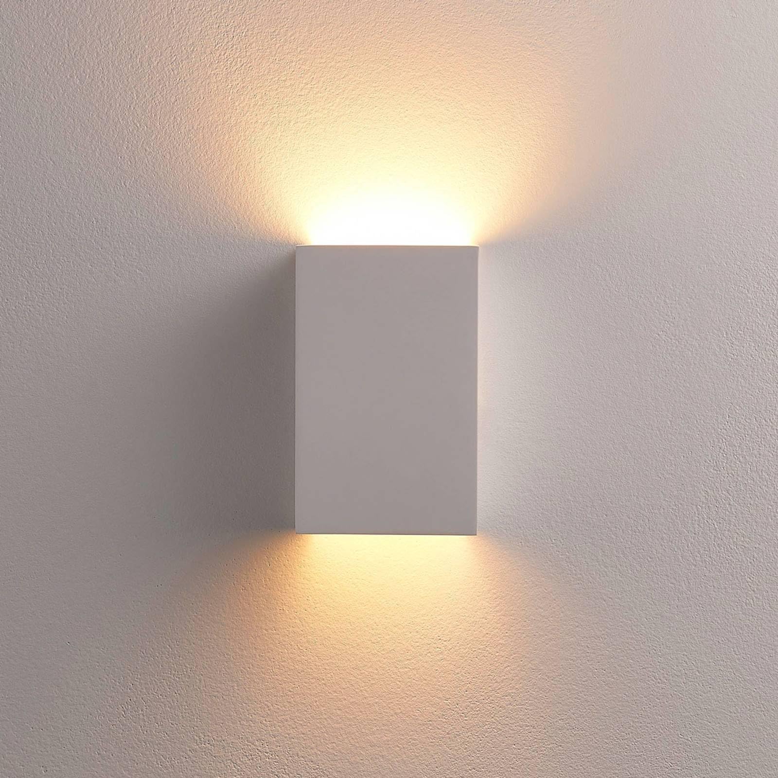 Lindby Applique Murale Colja à Intensité Variable En Beige Plâtre/Terre