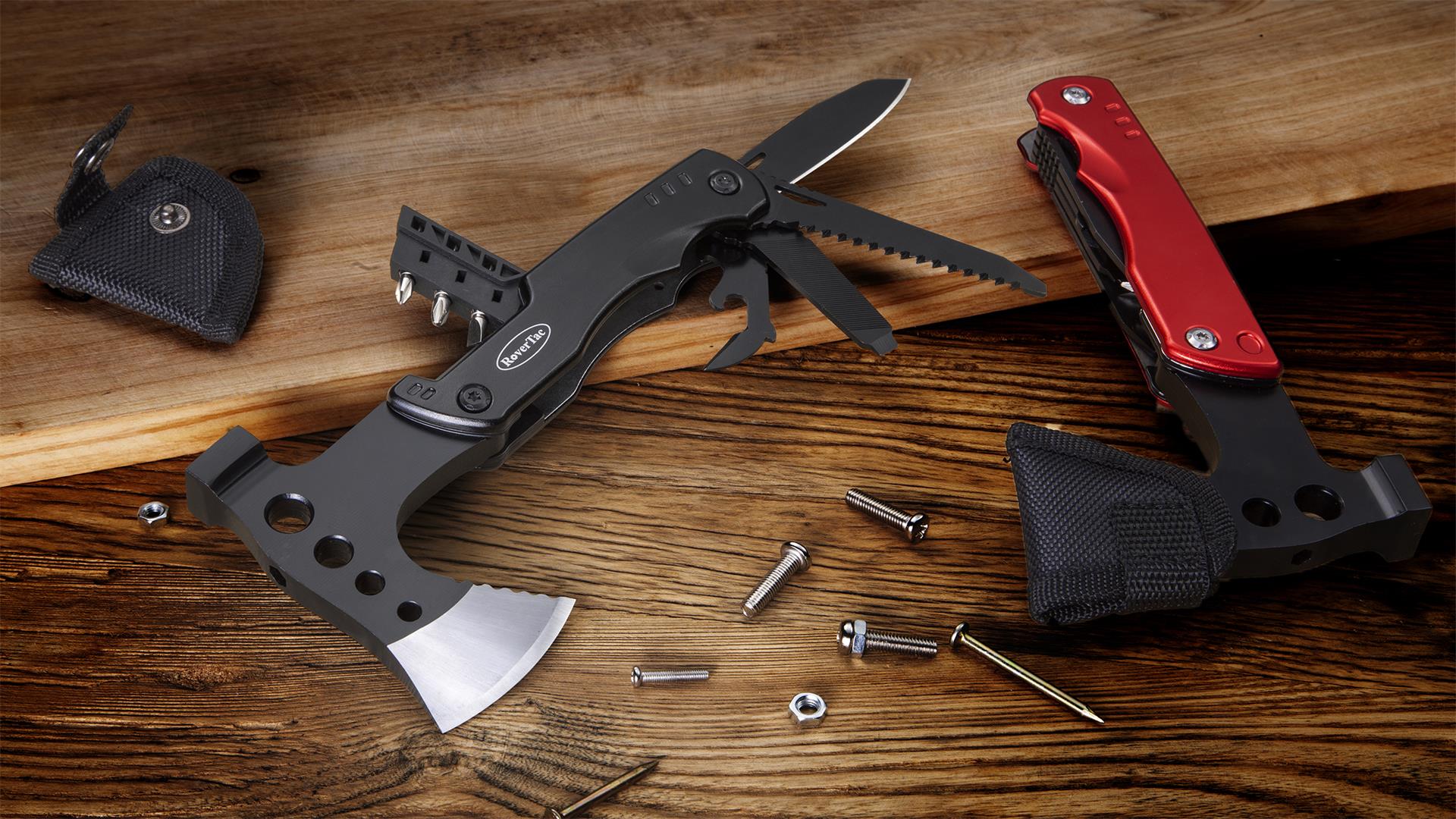 Multitool Martello 15 In 1 Per Campeggio E Sopravvivenza – Ascia, Pinze, Cacciaviti, Fischietto, Asta Di Magnesio, Regalo Uomo