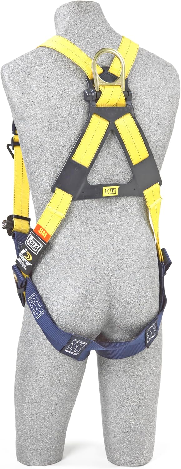 3M DBI-SALA Delta Vest Safety Harness, Bright Yellow Webbing, 1101258, 3X