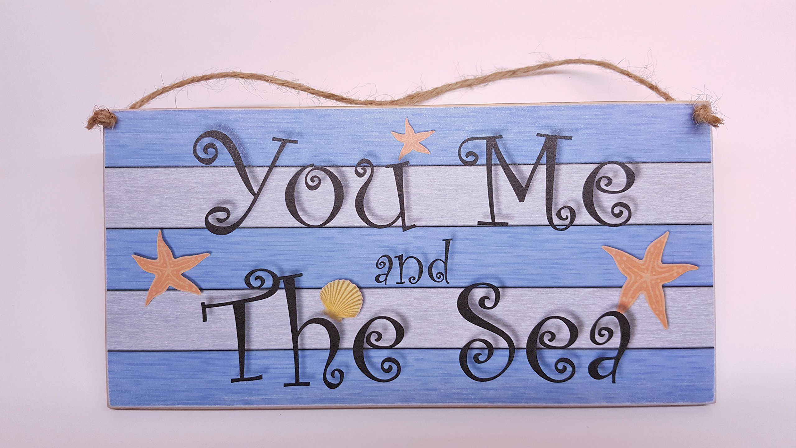 Hmhome Beach Plaque You Me And The Sea Nautical Seaside Sign