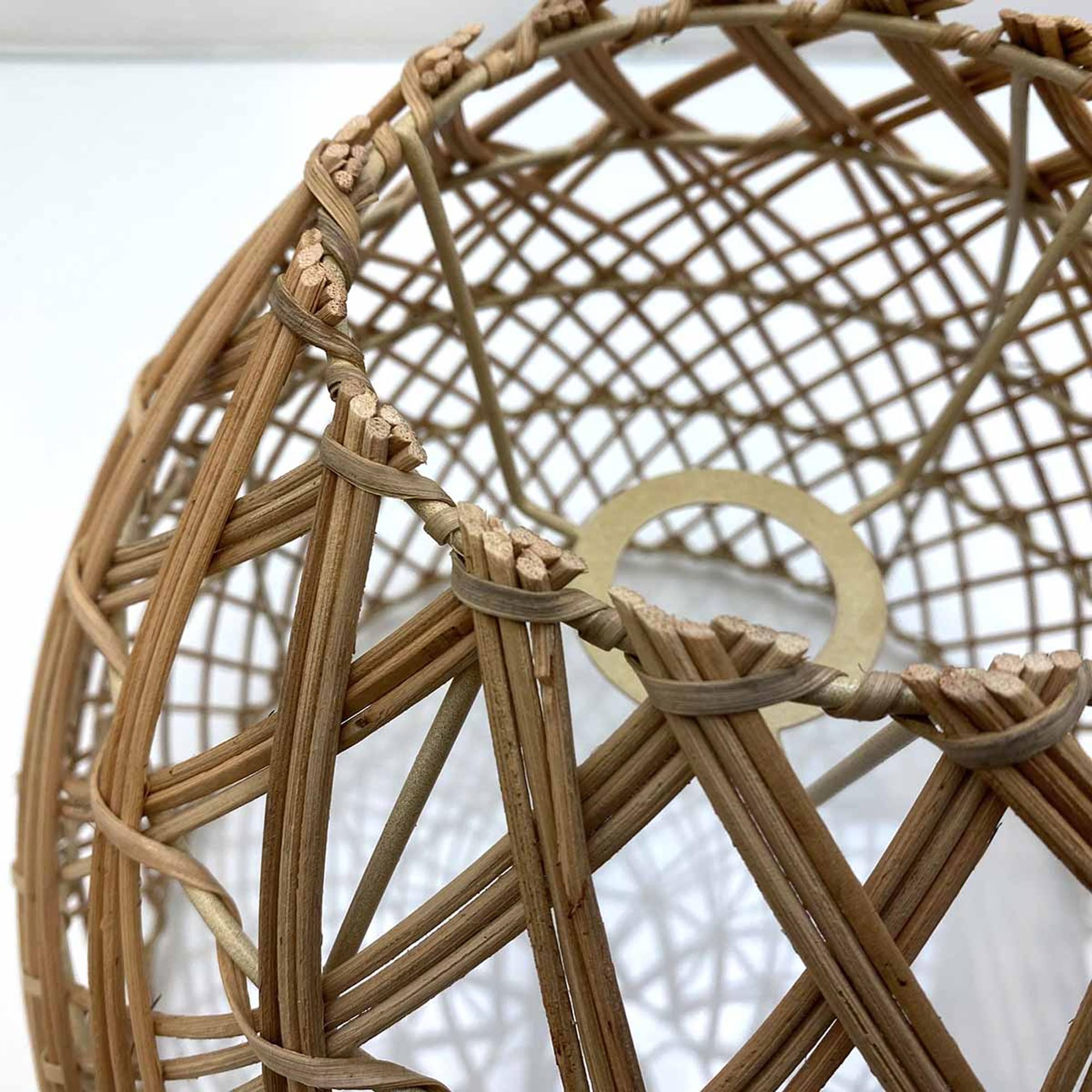 Well Home Paralume per lampada in rattan Ø25x32cm