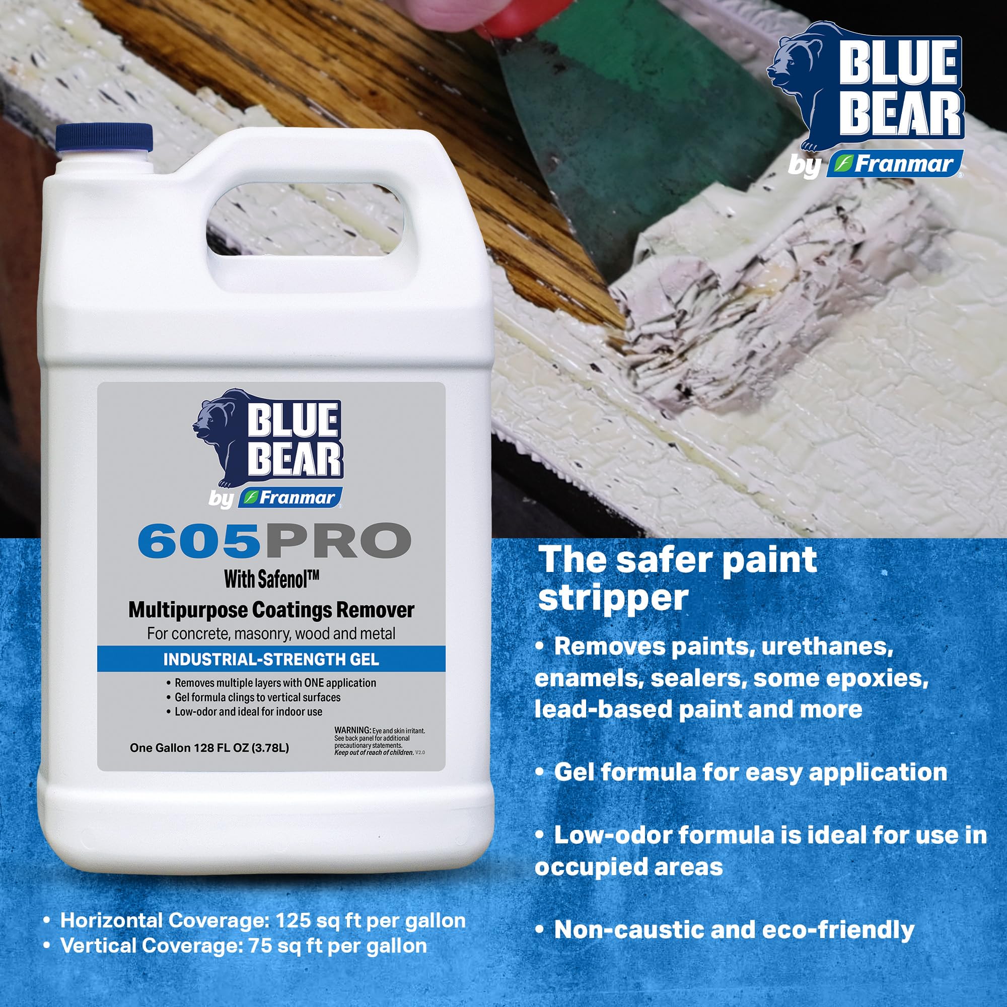 Blue Bear 605 Pro usuwanie powłoki - kwarta (907.2 g), z Safenolem