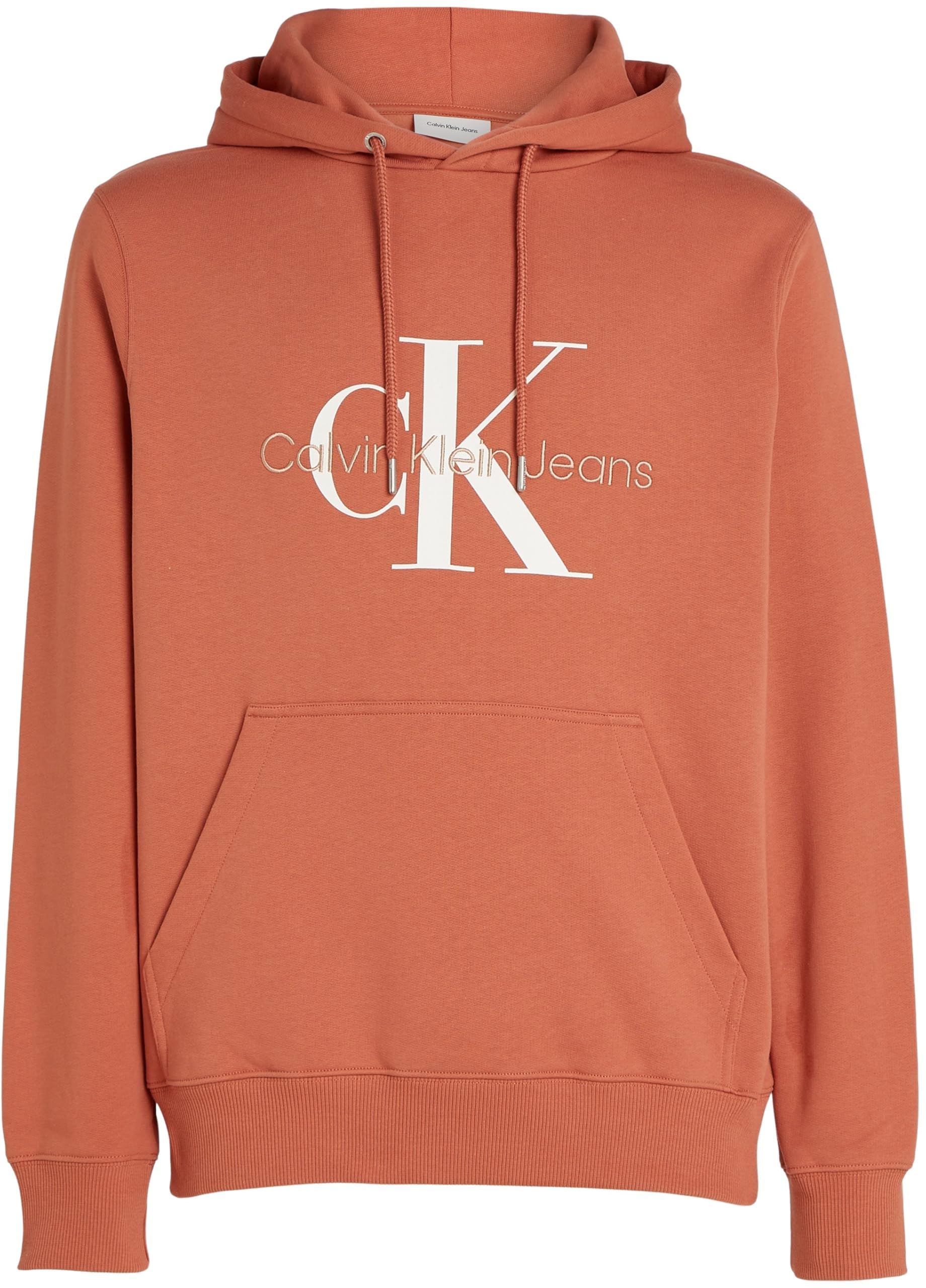 Calvin Klein Jeans Seasonal Monologo Regular Hoodie Felpa con Cappuccio Uomo
