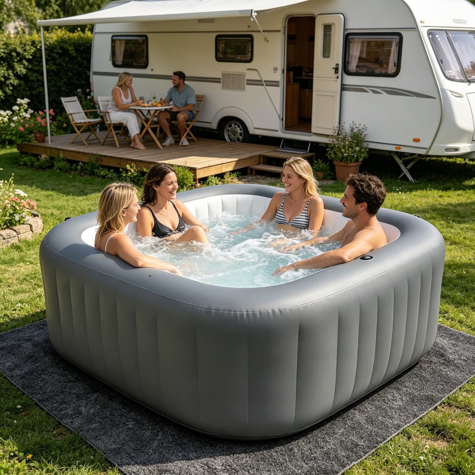Tapis sous piscine Tapis feutre protecteur de bassin