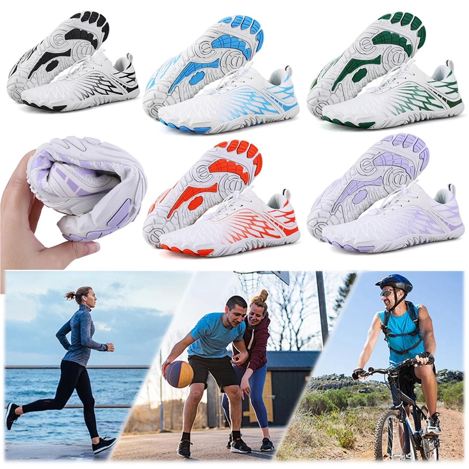 Zapatos De Vadeo Unisex, Zapatos For Nadar En El Agua, Zapatillas Descalzas For Hombres Y Mujeres, Sandalias De Playa For Exteriores, Zapatos For Aguas Arriba(Orange,46)