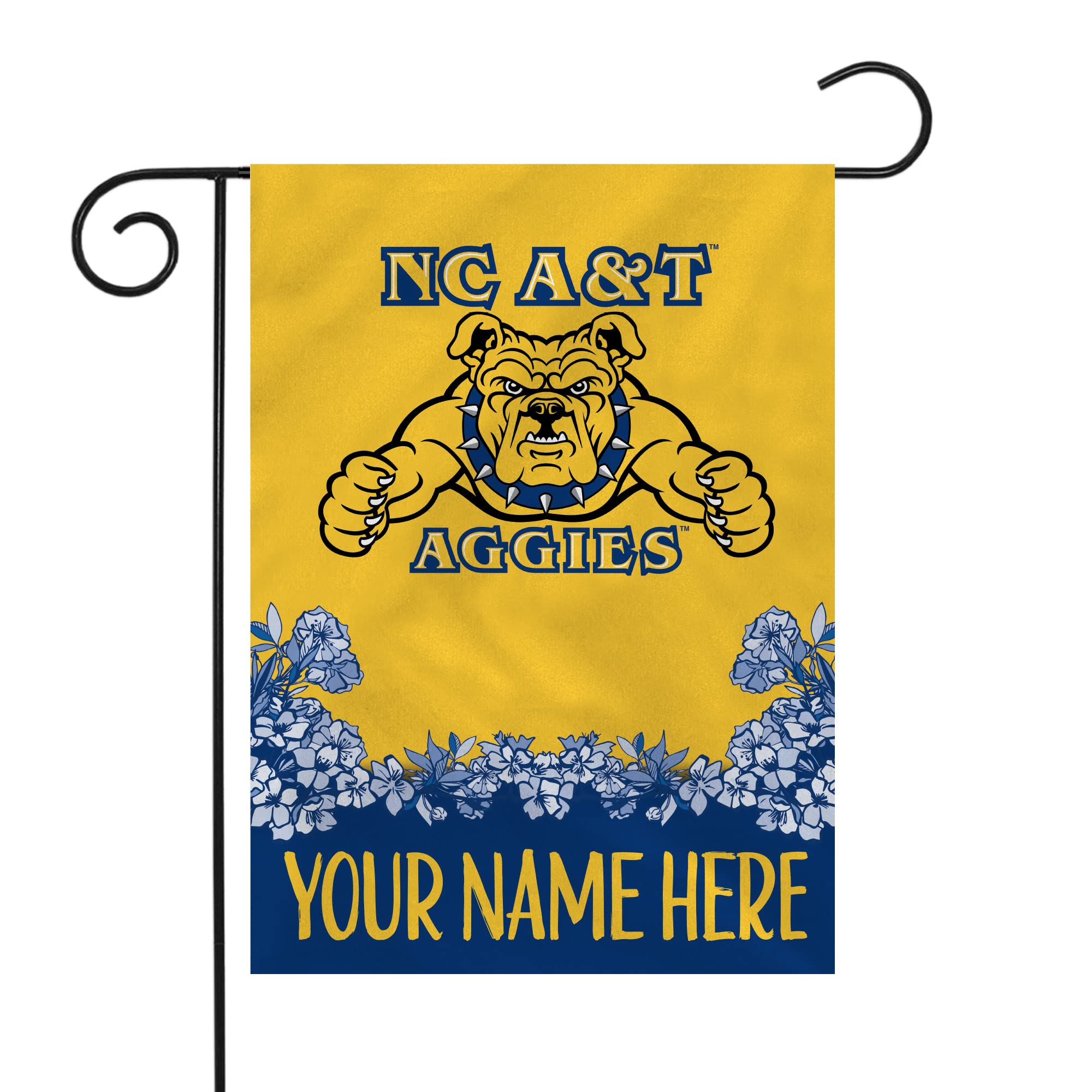 Rico Industries NCAA Standard/Primary Personalized Garden Flag