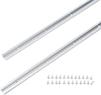 Vista 9 de T-Track Abrazaderas de sujeción, 6-3/8 pulgadas de largo x 1-1/4 pulgadas de ancho - carpintería y abrazaderas - anodizado con chorro de arena fina