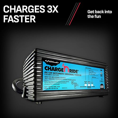 Miniatura 2 de Schumacher CR5 3A 6V12V Cargador universal para ruedas de acción, juguetes para niños Trax Ride-on