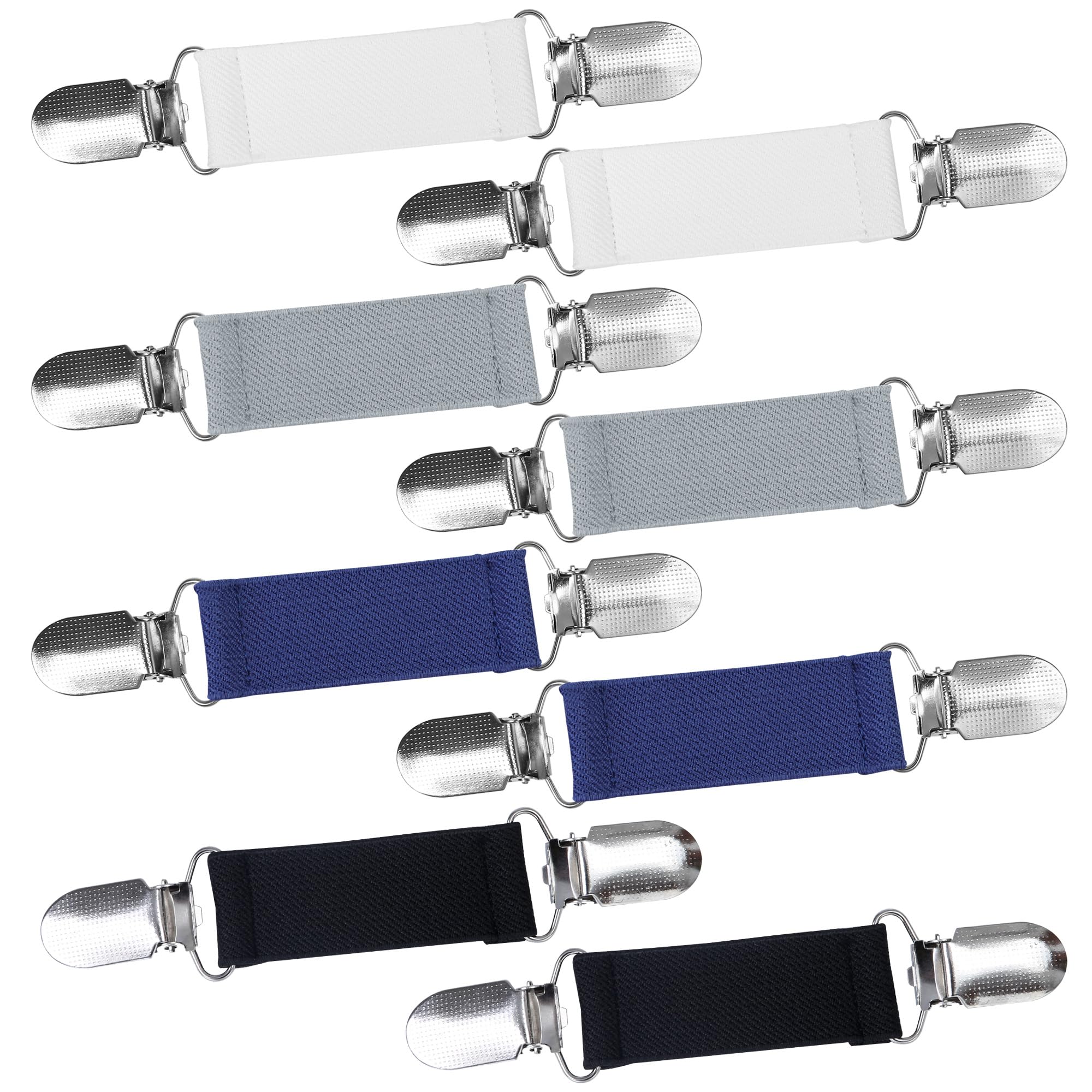 URATOT 8 Pieces Dress Clips Back Cinch Set,Shirt,Sweater,Clothes,Hat,Mitten,Shawl,Waist Clips for Women Men