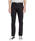 Mens Ub244 Tapered Fit 11oz Solid Black Stretch Selvedge DenimJeans