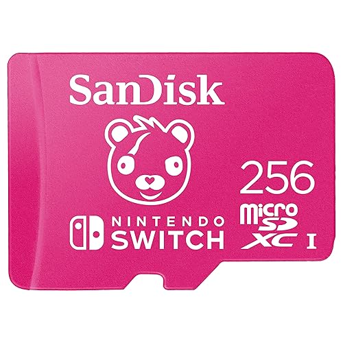 SanDisk 256GB microSD Card, Licensed for Nintendo-Switch - Made for Nintendo-Switch 1, OLED, and Lite - SDSQXAO-256G-GNCZN