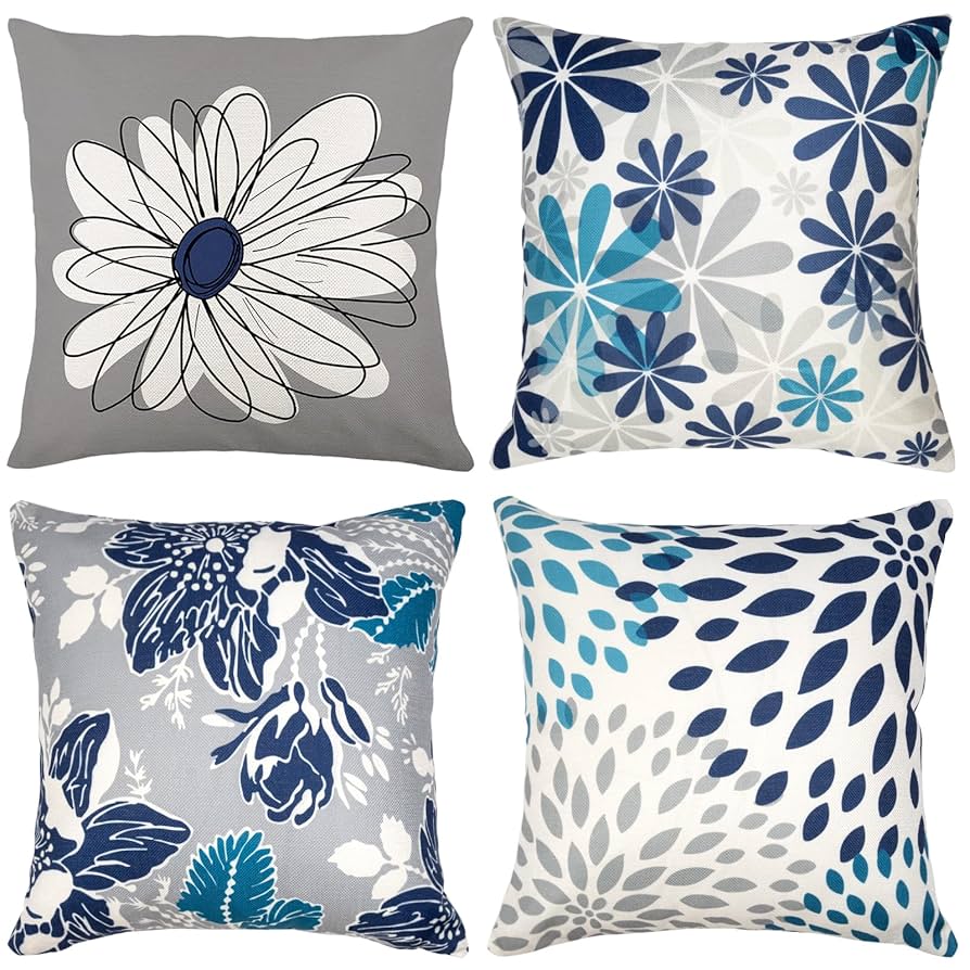 ベルベット装飾枕カバー2枚 ネイビーブルー18x18インチ/45x 45 cm ベルベット装飾枕カバー2枚 ネイビーブルー18x18インチ/45x 45