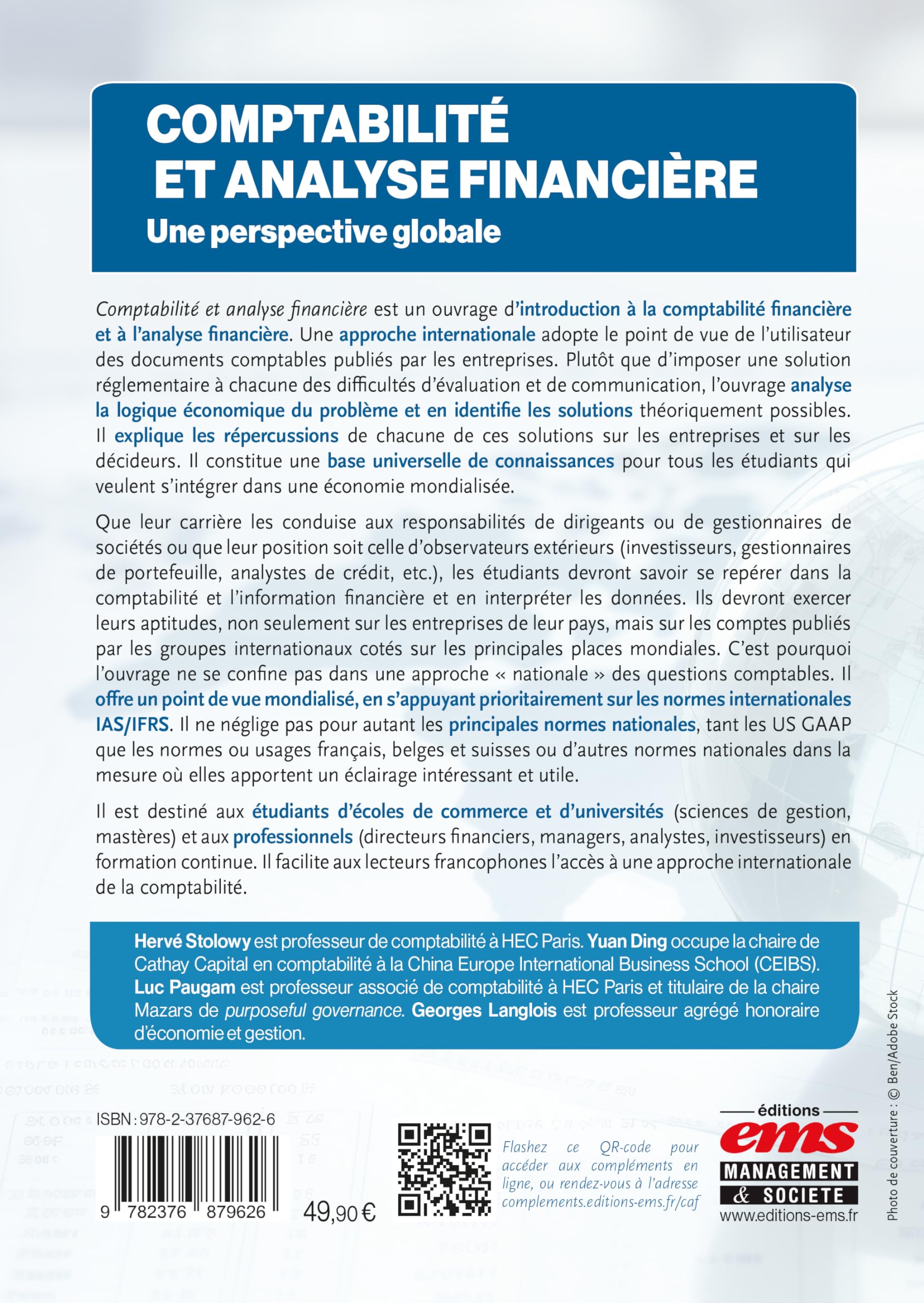 Comptabilité et analyse financière: Une perspective globale