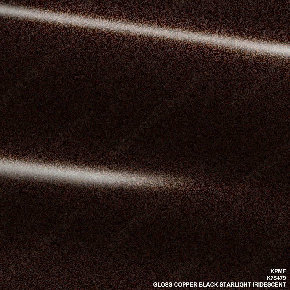 KPMF K75479 Gloss Copper Black Starlight 1ft x 1ft (1 sq/ft) Vinyl Car Wrap Film