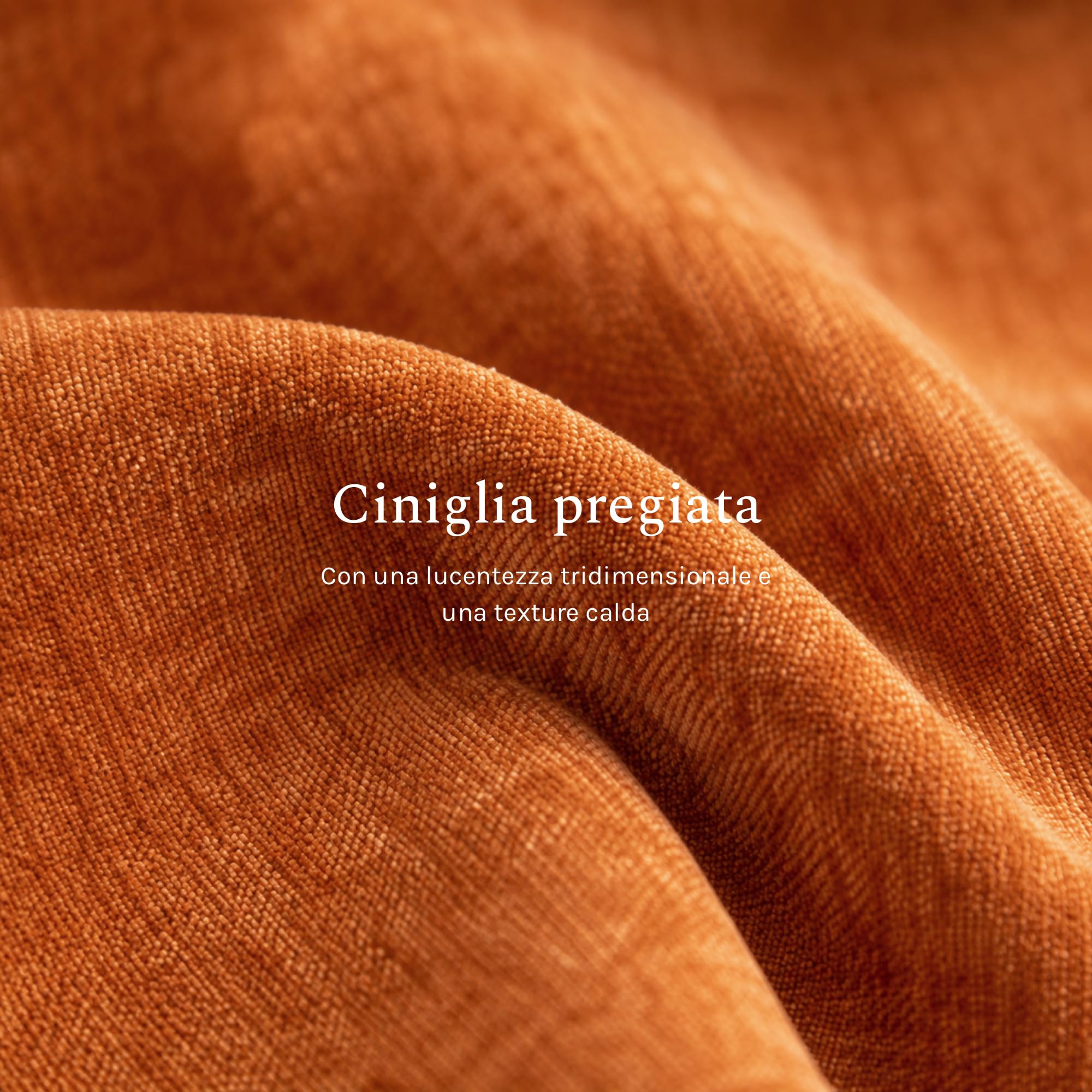 WOLTU Set di 2 Sedie Sala da Pranzo, Sedie Cucina senza Braccioli | Rivestimento in Ciniglia e Schienale Traforato, Gambe in Metallo, per Soggiorno, Camera da Letto, Arancione