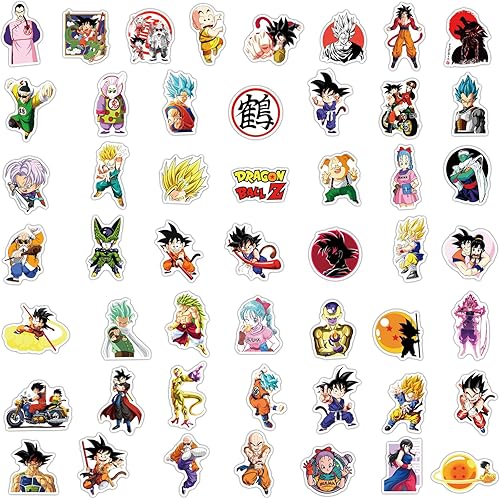 Miniatura 2 de Calcomanías de anime de dibujos animados de combate, 100 unidades, vinilo Vsco, impermeable, para automóvil, motocicleta, bicicleta, equipaje,