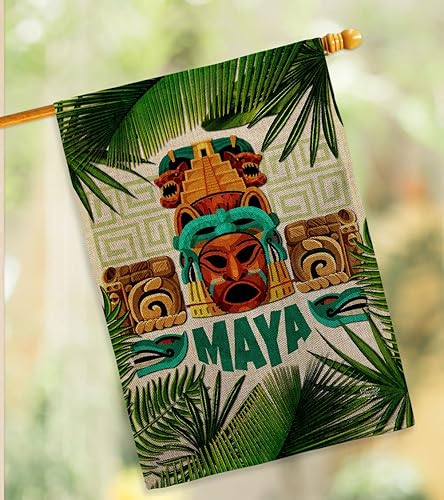 Miniatura 9 de Ornament Collection Maya House Flag Pack Regional Mexico United Mexican States Country Particular Area Support Our Troops Decoration Banner Small