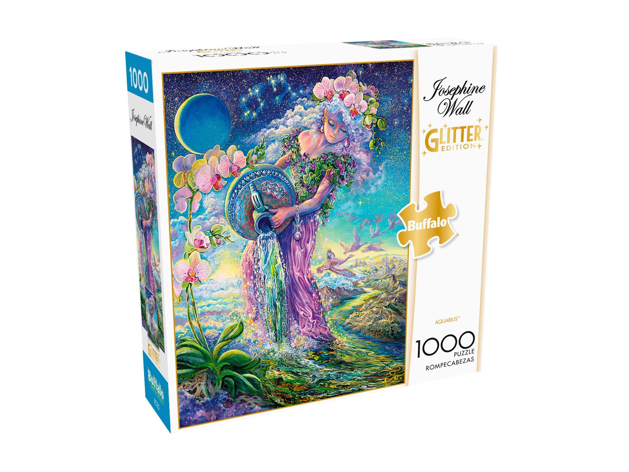 Amazon.com: Buffalo Games - Josephine Wall - Aquarius (Glitter