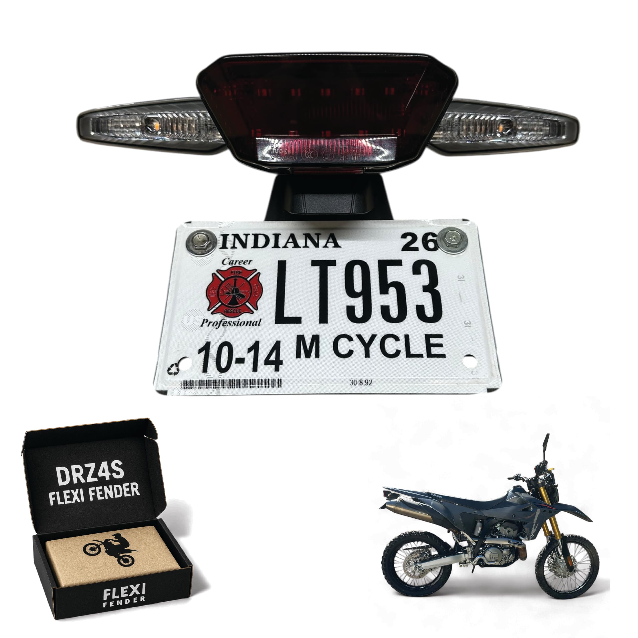 Amazon.com: Flexible Tail Tidy Fender Eliminator Kit for Suzuki DR
