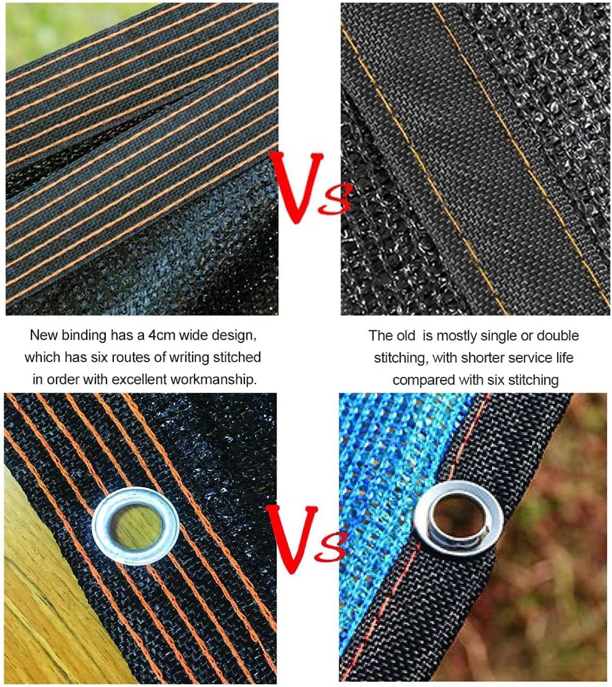 Buy KOPADA 10 x 20 FT Black Shade Cloth with Grommets, 40 Garden Shade