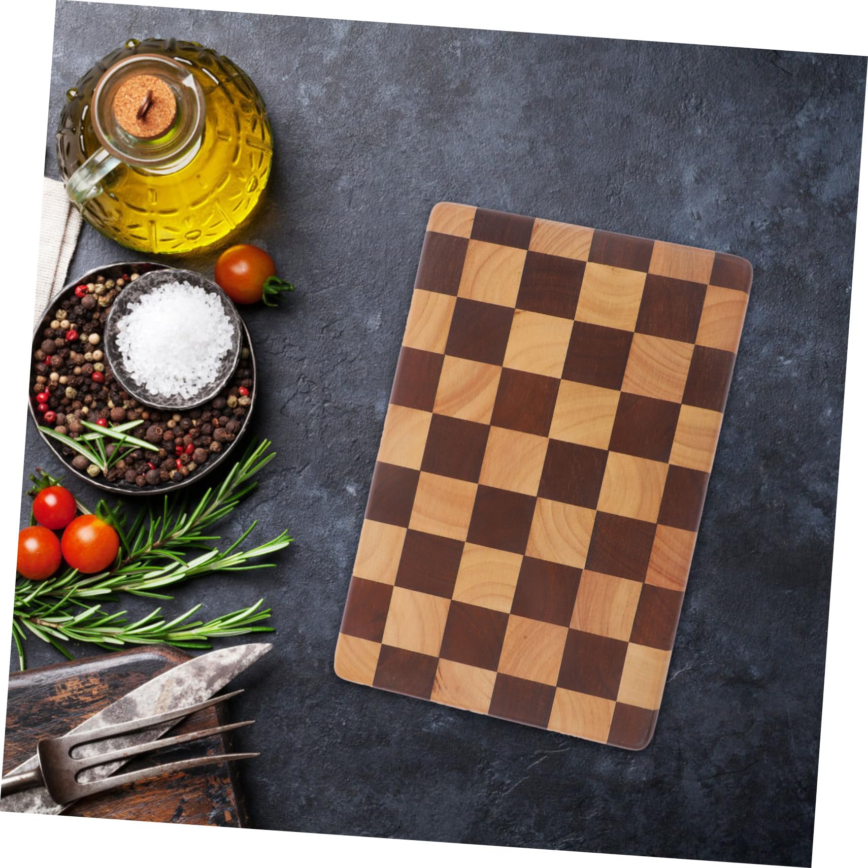 Zerodeko Tagliere in Legno di Acacia per Carne e Verdura, Facile da Usare, Resistente a Usura e Crepe, per Preparare Pasti in Famiglia