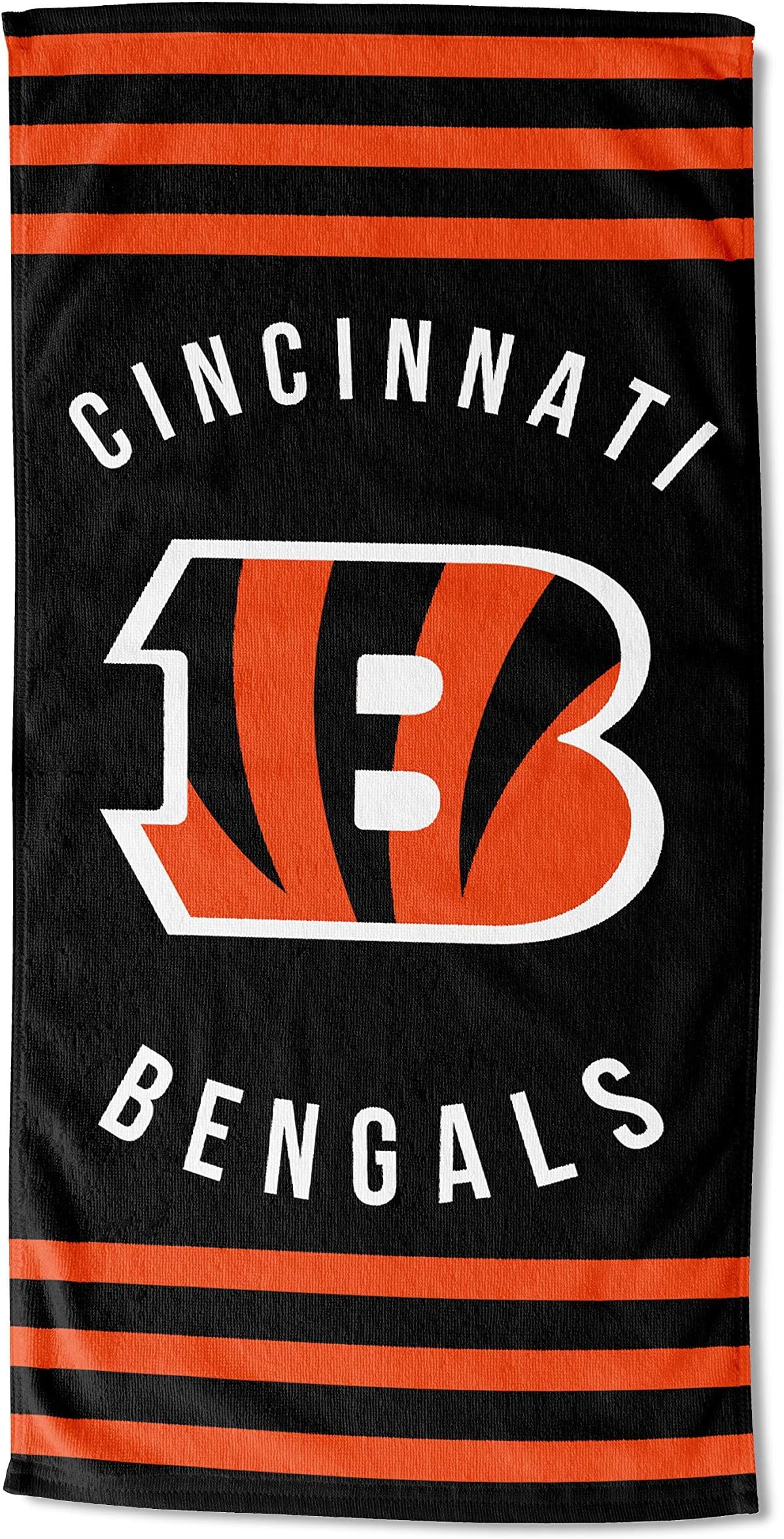 NORTHWEST NFL Cincinnati Bengals Unisex-Adult Beach Towel, 30" x 60", Stripes (Pack of 6)