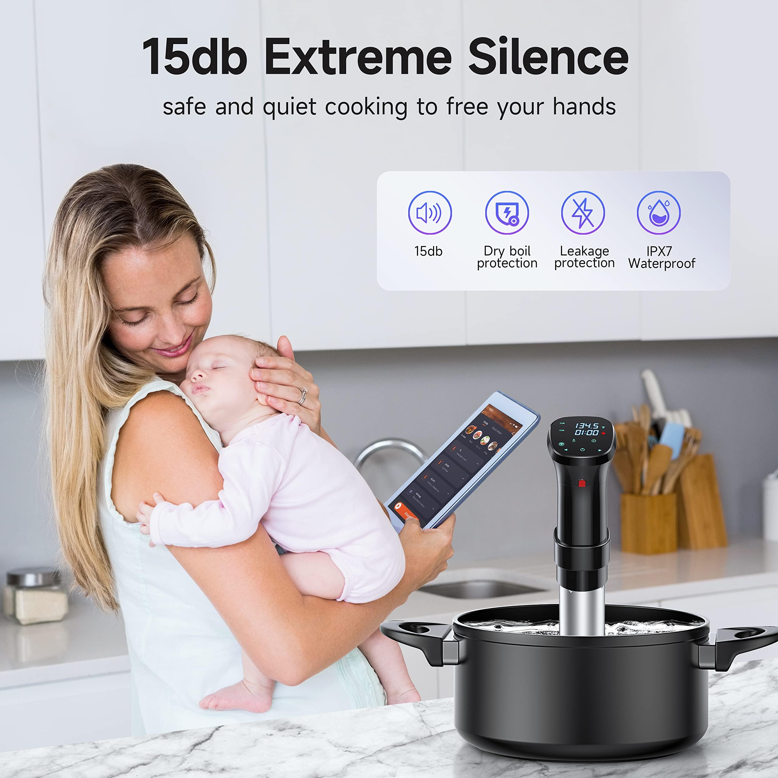 Sous Vide Cooker - Precise Temperature Control -5 Sous Vide Cooker - Precise Temperature Control -5