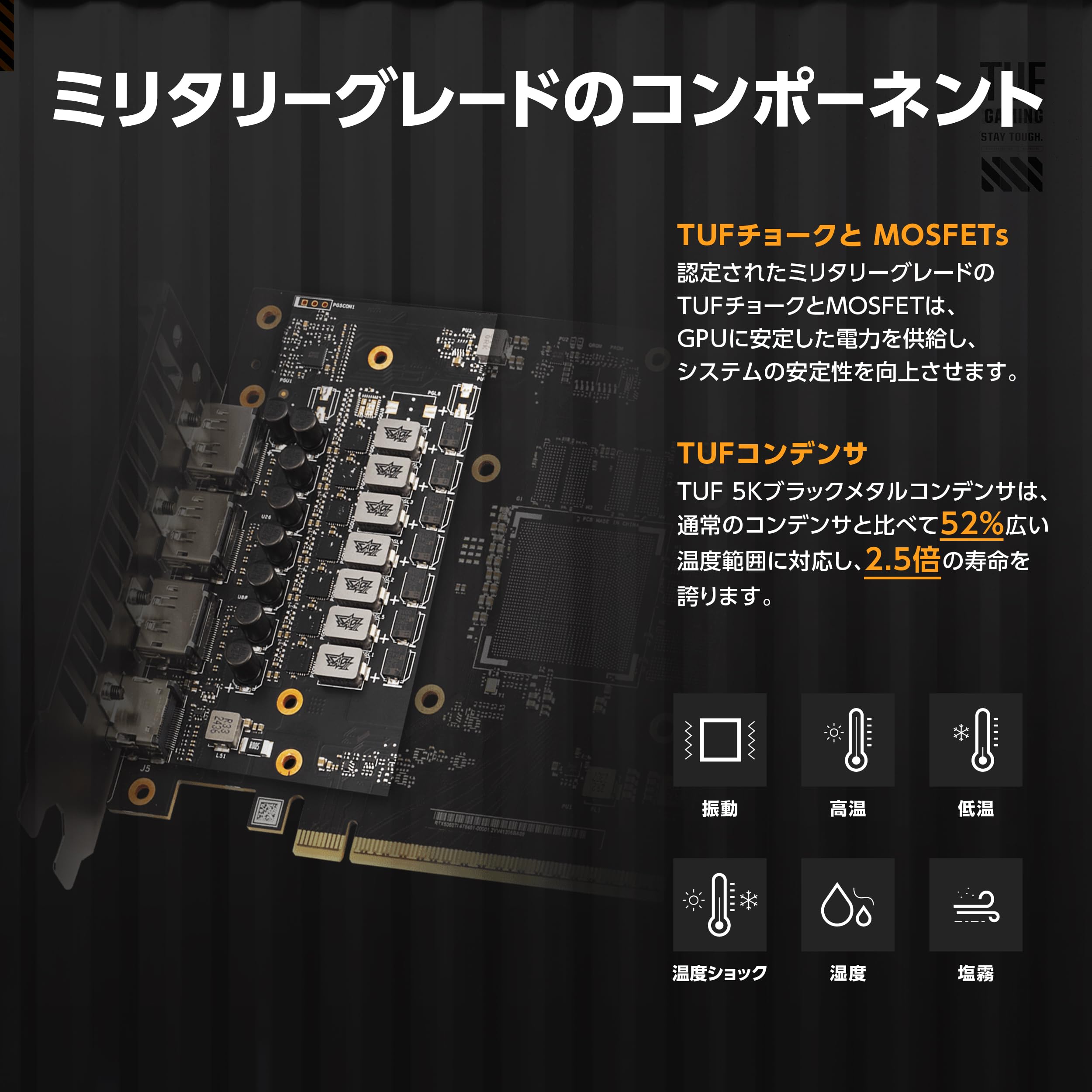 Amazon.co.jp: ASUS TUF Gaming GeForce RTX 5060 8GB GDDR7 OC