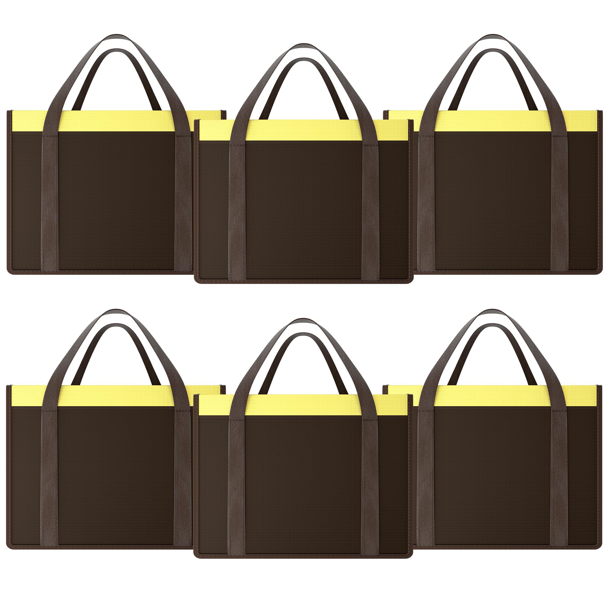 Kuber Industries (Pack of 6) Storage Bag | Wardrobe Clothes Organizer | Foldable Zipper Cloth Bag | Closet Organizer | Waterproof Clothing-Bedding Bag | Medium | Yellow Patti | Brown (B0D8TPJB1D) Amazon Price History, Amazon Price Tracker