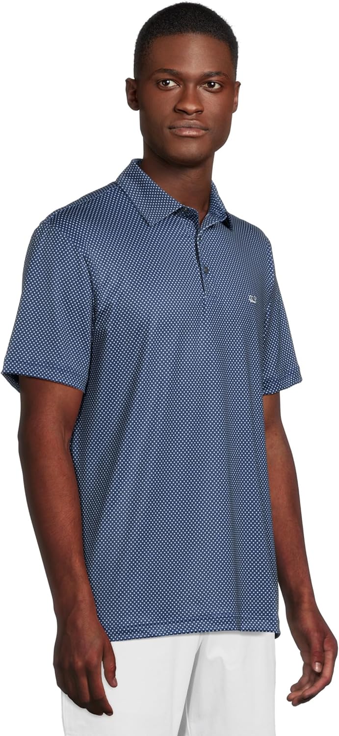 Vineyard Vines Men's Printed Sankaty Polo