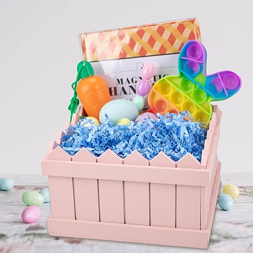 Miniatura 6 de MagicWater Supply - 2 onzas - Azul claro - Relleno de papel de corte arrugado ideal para envolver regalos, relleno de cestas, cumpleaños, bodas,