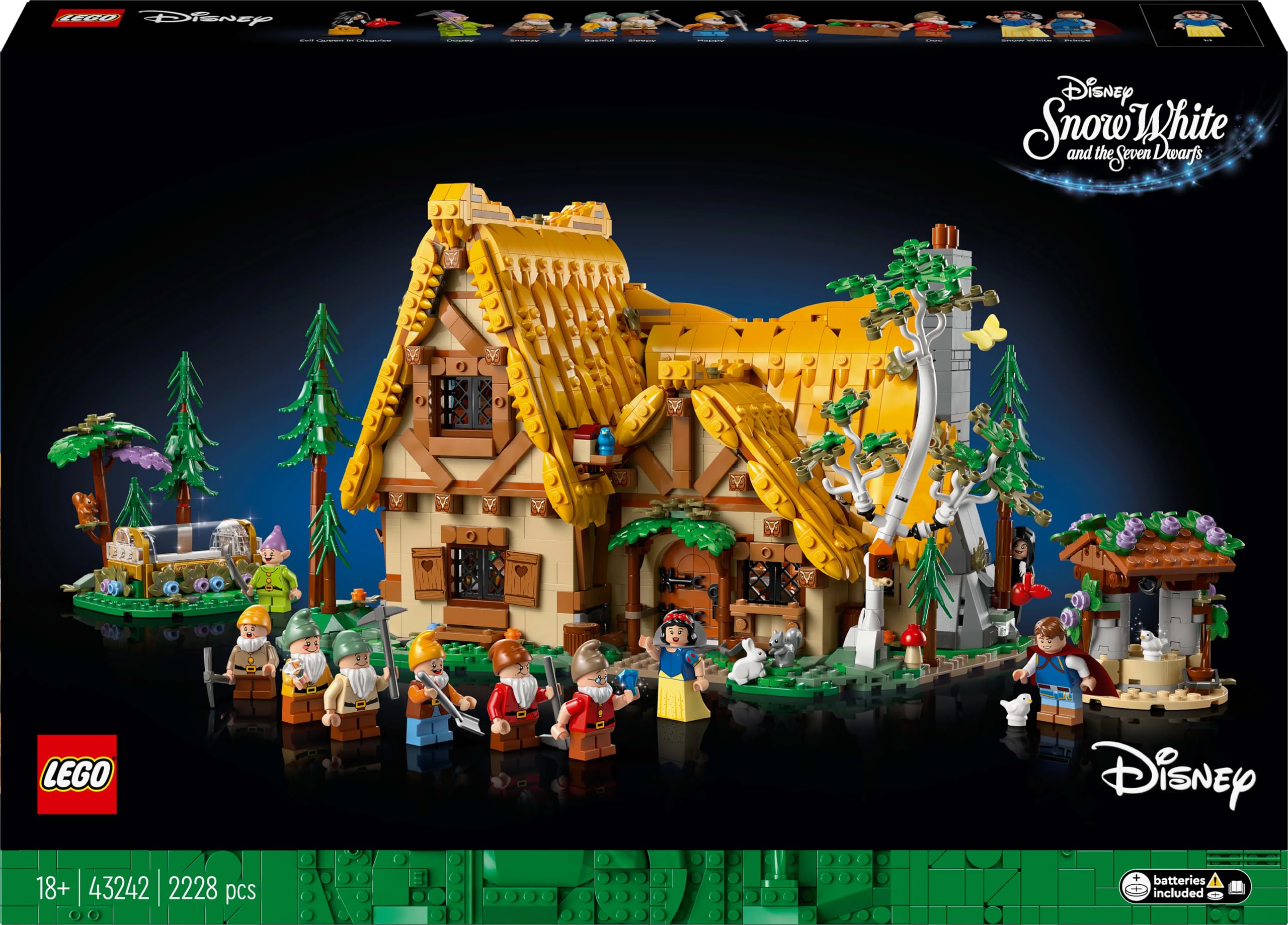 Lego Disney 43242 - Biancaneve e il cottage dei sette nani