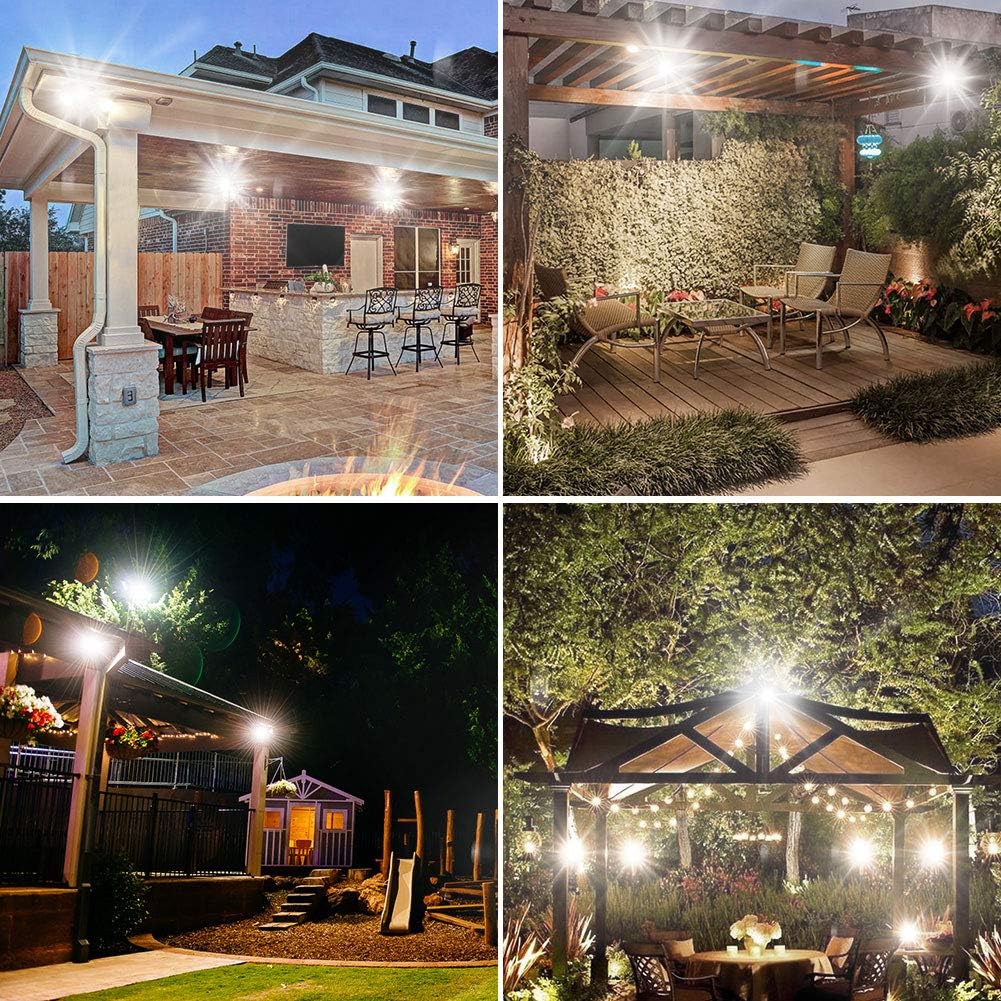 Viugreum Solar barn Light Outdoor with Bulb, (3-Pack) Motion Sensing Solar Security Lights, 3 Lighting Modes IP65 Waterproof, Wall Mount Solar Wall Lights, Dusk to Dawn photocell Outdoor Wall lamp