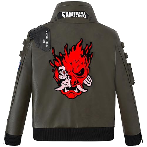 saounisi Cosplay Costumes,Men & Women Clothing Samurai Cosplay Costume Game Cosplay Outfits Outwears - Small - Blue Collar and Back:unique Luminous