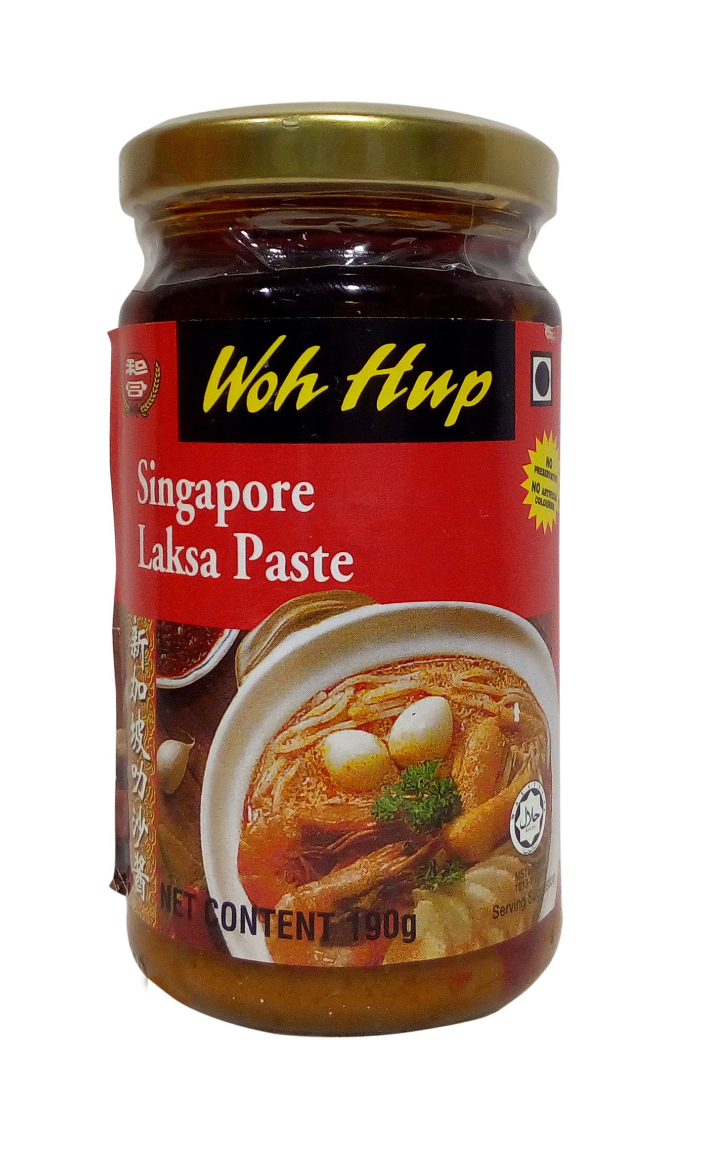 Woh Hup Singapore Laksa Paste, 190g Jar (B073FZ7ZPR) Amazon Price History, Amazon Price Tracker