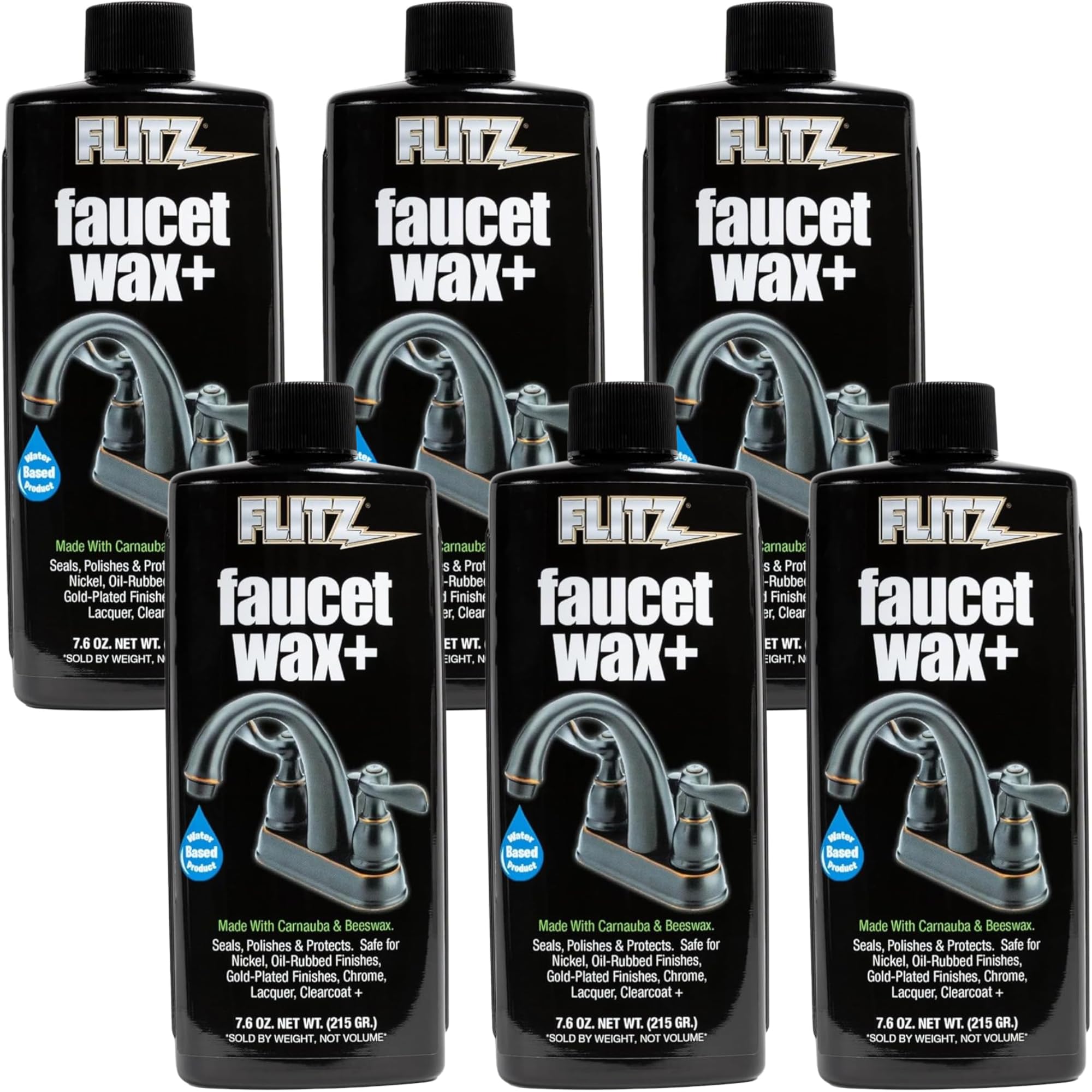 Amazon.com: Flitz Faucet Wax Plus - 7.6oz Bottle of USA-Made