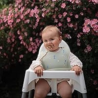 Vista 5 de FRIGG Daisy - Chupete de goma natural para bebés, hecho en Dinamarca, sin BPA (rosa bebé / lila suave, 0 - 6 meses), paquete de 2