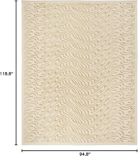 Miniatura 2 de MARTHA STEWART x SAFAVIEH Dune MSR5342A - Alfombra de lana y seda de 7 pies 9 pulgadas x 9 pies 9 pulgadas