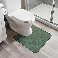 Vista 59 de Tapete de baño ultrafino, tapete de baño de goma para baño, antideslizante, secado rápido, lavable a máquina, pelo bajo, absorbente, ducha exterior