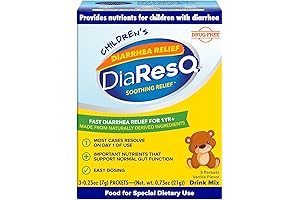 DiaResQ Kids: Rapid and Safe Diarrhea Relief for Children 1 Yr & Older
