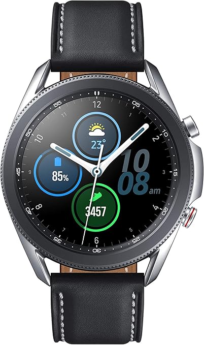 Samsung Galaxy Watch3 Watch 3 (GPS, Bluetooth, LTE) Smart Watch with Advanced Health Monitoring, Fitness Tracking, and Long Lasting Battery (Silver, 41MM) (Renewed)